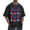 thumbnail image 1 of Spider-Man Men's Vintage Washed Drop Shoulder Short Sleeve T-Shirt, 1 of 7