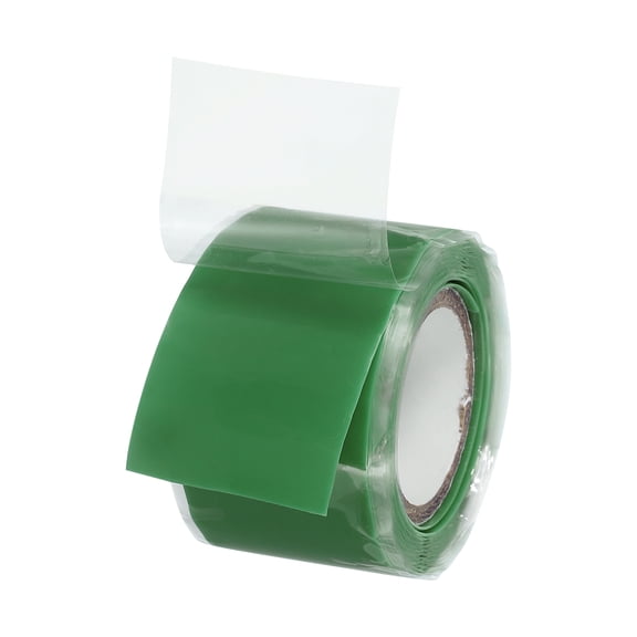 Uxcell Grip Tape, Self-Fusing Silicone Tape 5ft, Sealing Repair Wrap Tape, Green 1 Pcs