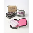 thumbnail image 2 of Miamica Pink Glitter My Pills Weekly Pill Case Storage Box Vitamins Holder, 2 of 3