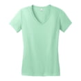 thumbnail image 6 of Mafoose Women's Juniors V-Neck Cotton T-Shirt Mint 3X-Large, 6 of 6