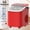 Red, variant on Countertop Bullet Ice Maker Machine Produces 30 Pounds of Ice Daily, Portable Quick Ice Production with Automatic Cleaning for Home and Camping Use