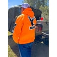 thumbnail image 4 of Pullover Hoodie - Safety Orange with White BuckedUp® Logo, 4 of 7
