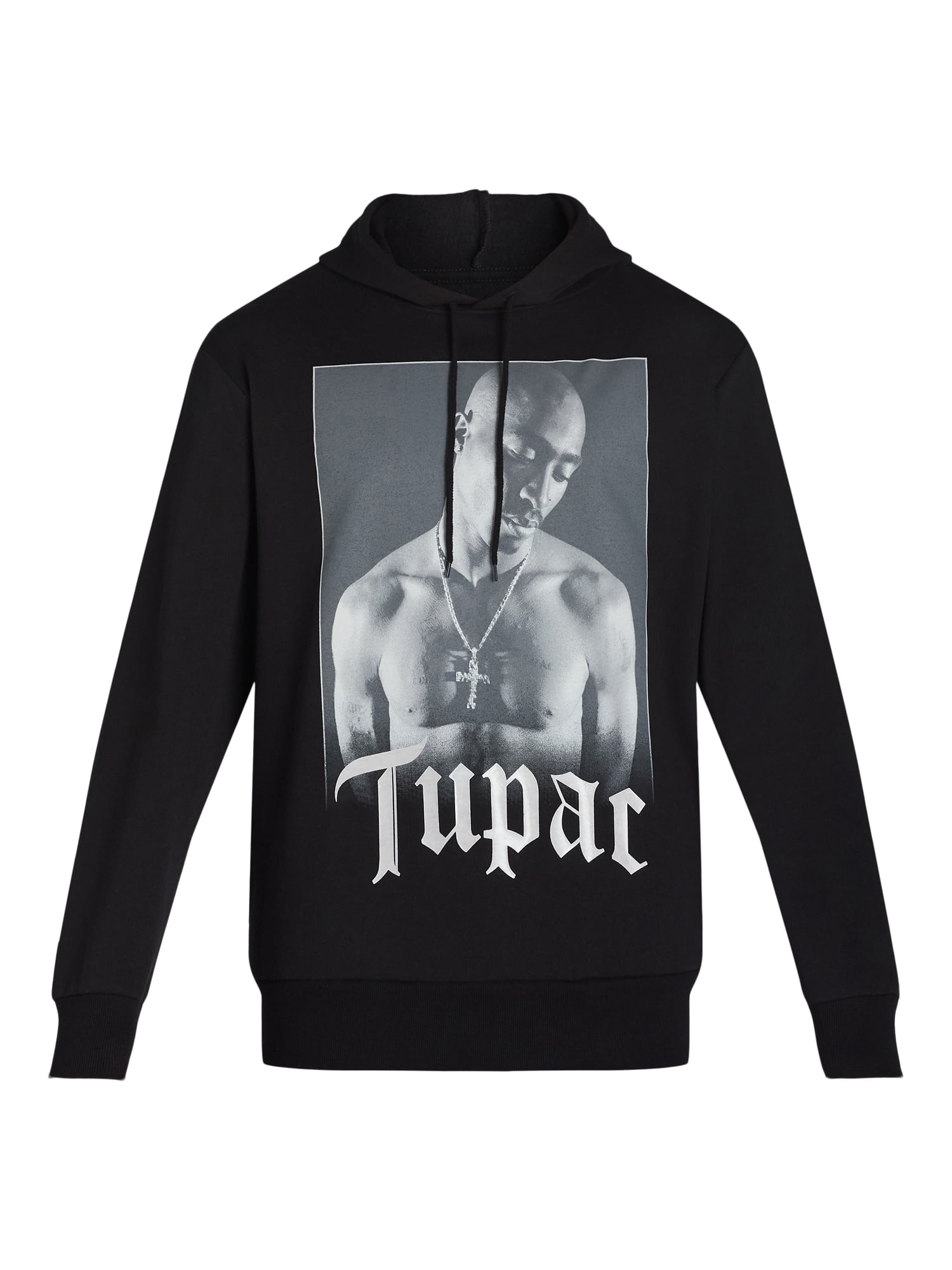 Tupac Men's & Big Men's Old English Graphic Print Fleece Hoodie, Sizes XS-3XL