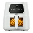 thumbnail image 1 of Kitchen Elite 5.5 Qt. Digital Air Fryer, Countertop Cooker w/ LED Screen, White, 1 of 8