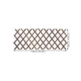 thumbnail image 2 of CIMAXIC Expandable Fence Wooden Lattice Panels Light Brown for Balcony 1Set, 2 of 6