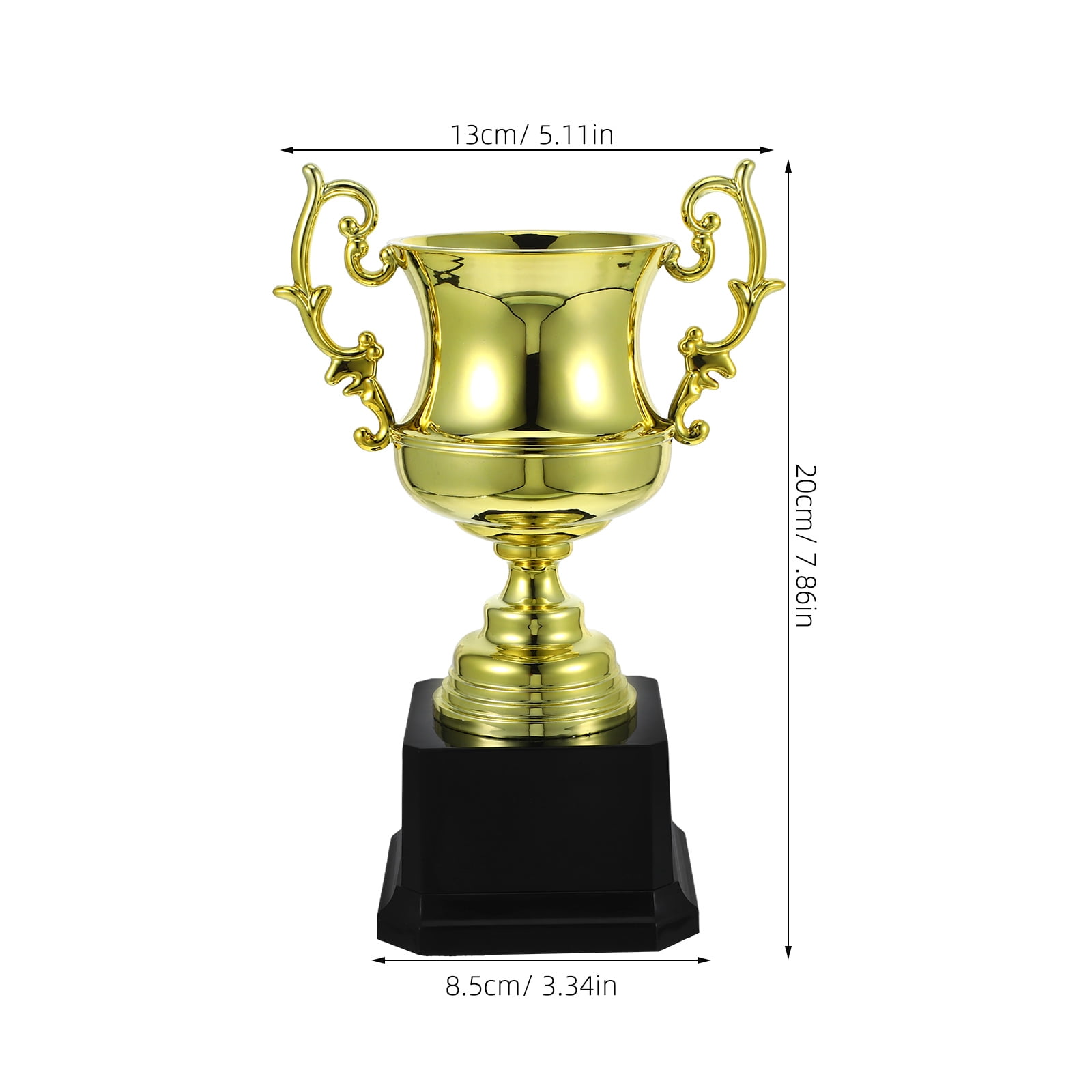 Masteelf Plastic Trophy Cup Winner Trophy Winner Trophy Prop Trophy Model Ceremony Award Trophy for Party Competitions Small Trophy Cup