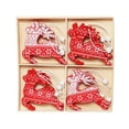 thumbnail image 1 of Árbol De Navidad Colgante Decoraciones Colgantes De Madera Árbol De Navidad Conjunto De Decoración Suministros Para Manualidades De Navidad 12 Uds seitruly HA041401-02, 1 of 6