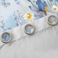 thumbnail image 4 of Erosebridal Blue White Floral Black Out Curtains for Girls, Dreamy Garden Curtains Pack of 2 (42x63 Each), 4 of 6