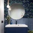 thumbnail image 3 of Jasmine Floral Garden Navy Vinyl Wallpaper - 20.8 in. W x 33ft L - Double Roll, 3 of 5