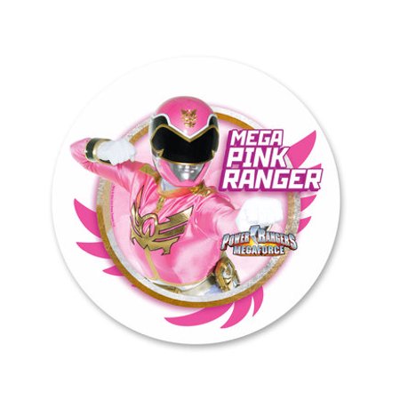 Pink Power Rangers Edible Icing Image Cake Decoration Topper 1