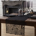 thumbnail image 4 of SDJMa Black Lace Spider Web Table Runner, Halloween Table Runner for Party Dinner Table Decor, 11.81X59.06 INCH, 4 of 5