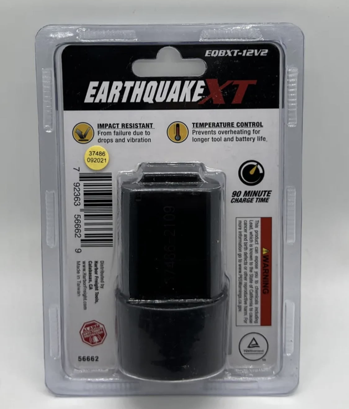 EARTHQUAKE XT  12V 2 Ah Max Lithium-Ion Battery