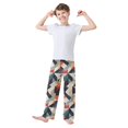 thumbnail image 2 of FORMRS Boys Pajama Pants with Pockets Size 6-8Y Kids Lounge Sleep Bottoms, Geometric Pattern, 2 of 8