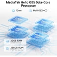 thumbnail image 7 of FOSSiBOT S2 6.72" FHD+ Display Helio G85 20GB+256GB 5000mAh Battery 50MP+16MP Camera Android 14 4G Smartphone Black, 7 of 7
