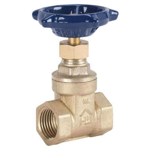 Homewerks 170-2-34-34  Threaded Gate Valve- Brass - 0.75 in.