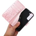thumbnail image 6 of Compatible with Samsung Galaxy S22 Case Glitter with Card Holder Flip Wallet Phone Case for Women Crystal Butterfly Shockproof Protective Case for Samsung Galaxy S22,Rose Gold GY, 6 of 12