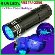 HiMiss 9 UV LED Ultraviolet Flashlight Multi-functional Mini Fluorescent Torch Lightweight Portable Outdoor Waterproof Emergency Lamp