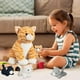 thumbnail image 4 of Gato de peluche con bebés dentro de mamá embarazada, naranja, 4 of 6