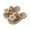 Khaki, variant on ZACPNCV Girl's Cute Bowknot Square Open Toe Slide Sandals Summer Leather Slippers Khaki 3.5-4.5 Years