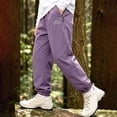 thumbnail image 3 of Kids Heavyweight Lined Snow Pants Windproof Water Resistant Soft Fabric Boys Girls Ages 2-13 Winter Outdoor Ski Travel Wear, 3 of 8