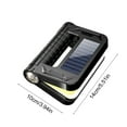 thumbnail image 3 of Foco plegable portátil para exteriores alimentado por energía solar y lámpara solar multifuncional | Construcción ligera de plástico | Luz versátil para acampar y senderismo | 1 pieza incluida, 3 of 6