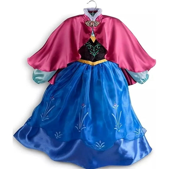 Frozen Princess Anna Costume Dress Girls Size 9/10 Large