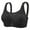 Black, variant on purcolt Women's Wireless Bras No Underwire Full Coverage Everyday Bras Comfortable Wirefree Minimizer Bras with Soft Support