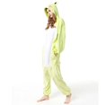 thumbnail image 2 of Pijama de una pieza con capucha para adultos, ropa de franela, disfraz navideño de rana, Kigurumis, XL, 2 of 3