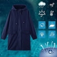 thumbnail image 6 of Women’s Waterproof Rain Jacket Lightweight Outdoor Windbreaker Rain Coat Shell for Hiking, Travel, 6 of 8