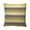 F, variant on Yellow and Gray Throw Pillow Covers, 18 x 18 Inches Modern Abstract Black Grey Stripes Gray White Acrylic Bold Decorative Pillow Cases Home Decor Square Pillowcases