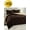 Brown, variant on 3 Pcs Comforter Set 2 Shams+Comforter Double-Filled Comforter Twin/Twin XL , Gray