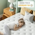 thumbnail image 2 of Sleepmax Serene 12" Full Hybrid Mattress with CertiPUR-US Gel Infused Memory Foam & Pocket Springs, Oeko-Tex Certified Fabric & Fiberglass Free Fire Retardant Protection, 2 of 7