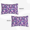 thumbnail image 2 of Hirioo Skull rainbow mushroom colorful for Plush Pillow Cover for Bedroom and Living Room ,Elegant, Comfortable Home Decor-20"x30", 2 of 6