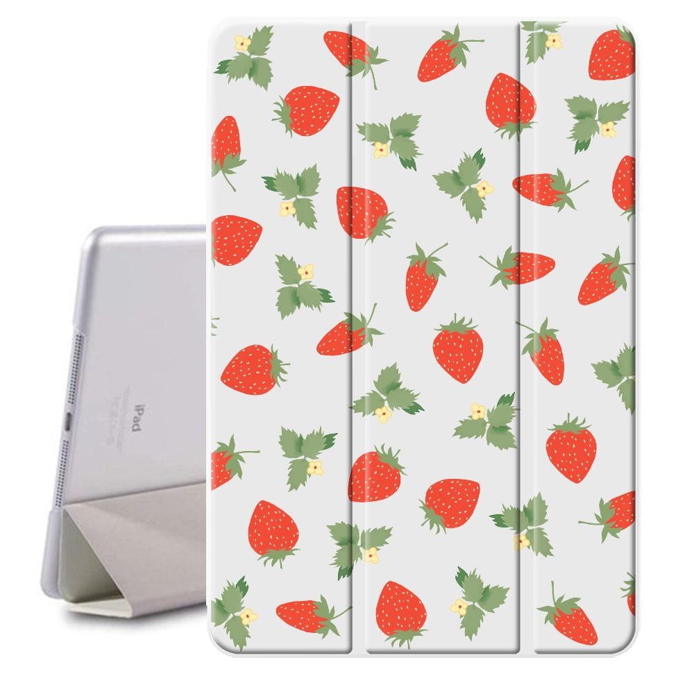 Fruit Pattern Case For Ipad 8th 9th Generation 10 2 Inch Aesthetic Ultra Slim Ipad Pro Case Fashion Vintage Style Perfect Fit Pu Leather Flip Fold Stand Tablet Case Cover Walmart Com