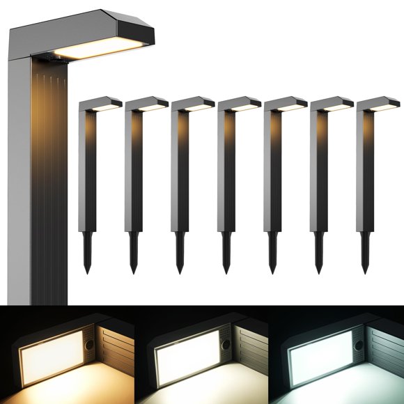 Luces solares COXSENI, paquete de 8, 3 en 1, 20 LED IP65