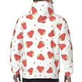 thumbnail image 7 of Sikiie Hand Drawn Strawberry Men's Hoodie, Essentials Hoodie, Sweatshirt, Pullover Hooded Sweatshirt for Men-XX-Large, 7 of 7
