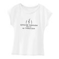 thumbnail image 3 of Camiseta para mujer con cuello redondo, cómoda camiseta básica de recuerdo para viajes en la playa L, 3 of 8