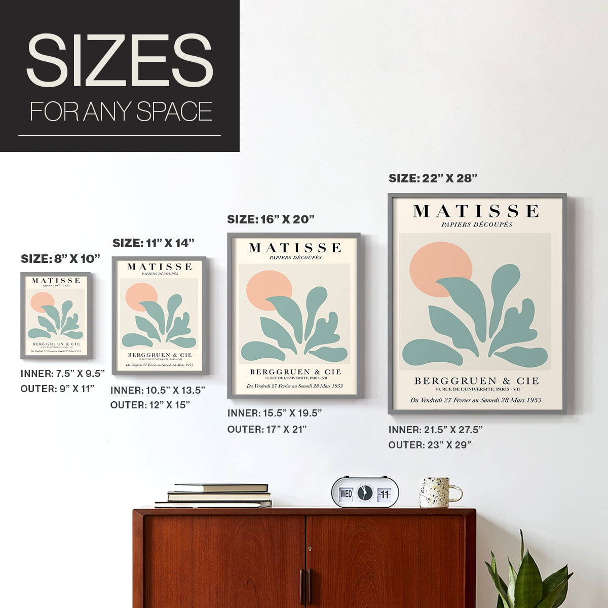 Matisse XCIII Framed Print - Solid Wood