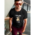 thumbnail image 2 of I Pugging You Pug Design Men T-Shirt, Male Large, 2 of 4
