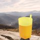 thumbnail image 4 of Vaso auto-sorbente de plástico amarillo sin tapa, color de dulce fresco, 4 of 6