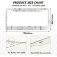 thumbnail image 4 of Coolnut Lavender License Plate Frames 2 Pack, Waterproof Aluminum Alloy Car Tag Holder 2 Holes License Plate Covers with Screw Caps Auto Accessories, 4 of 7
