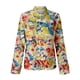 thumbnail image 4 of Puntoco Camisa Mujer Blusa de manga larga Blusa Impresión tops Bussiness Casual Solapa tops Puntoco Puntoco-1, 4 of 4