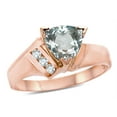 thumbnail image 3 of Star K � Genuine Aquamarine Trillion Triangle Contemporary Modern Designer Ring, 3 of 9