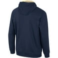 thumbnail image 3 of Men's Colosseum Navy Georgia Tech Yellow Jackets Half-Zip Hoodie, 3 of 3