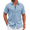 Beau Blue, variant on COOFANDY Men Black Button Down Shirt Short Sleeve Summer Shirt Casual Button Up Shirts for Men