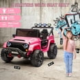thumbnail image 2 of CazToi 24V 2 Seater 4x4 Kids Electric Ride On Car Remote Control 3 Speeds Bluetooth LED Lights Ages 3-8, 2 of 8