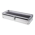thumbnail image 2 of segolike Watch Storage Box Jewelry Display Case 6 Slot Men and Women Clear Lid Portable Watches Jewelry Display Watch Organizer Holder, 2 of 8