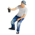 thumbnail image 1 of serony 1/87 Diorama Graffiti Figure Characters Resin People Train Layout boy white, 1 of 6