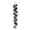 A003- C, variant on Gothic Halloween Decor Black Halloween Garland 69 Inch Spooky Halloween Decorations for Home Haunted House Decor Black and Red Party Decor, 1 Pack