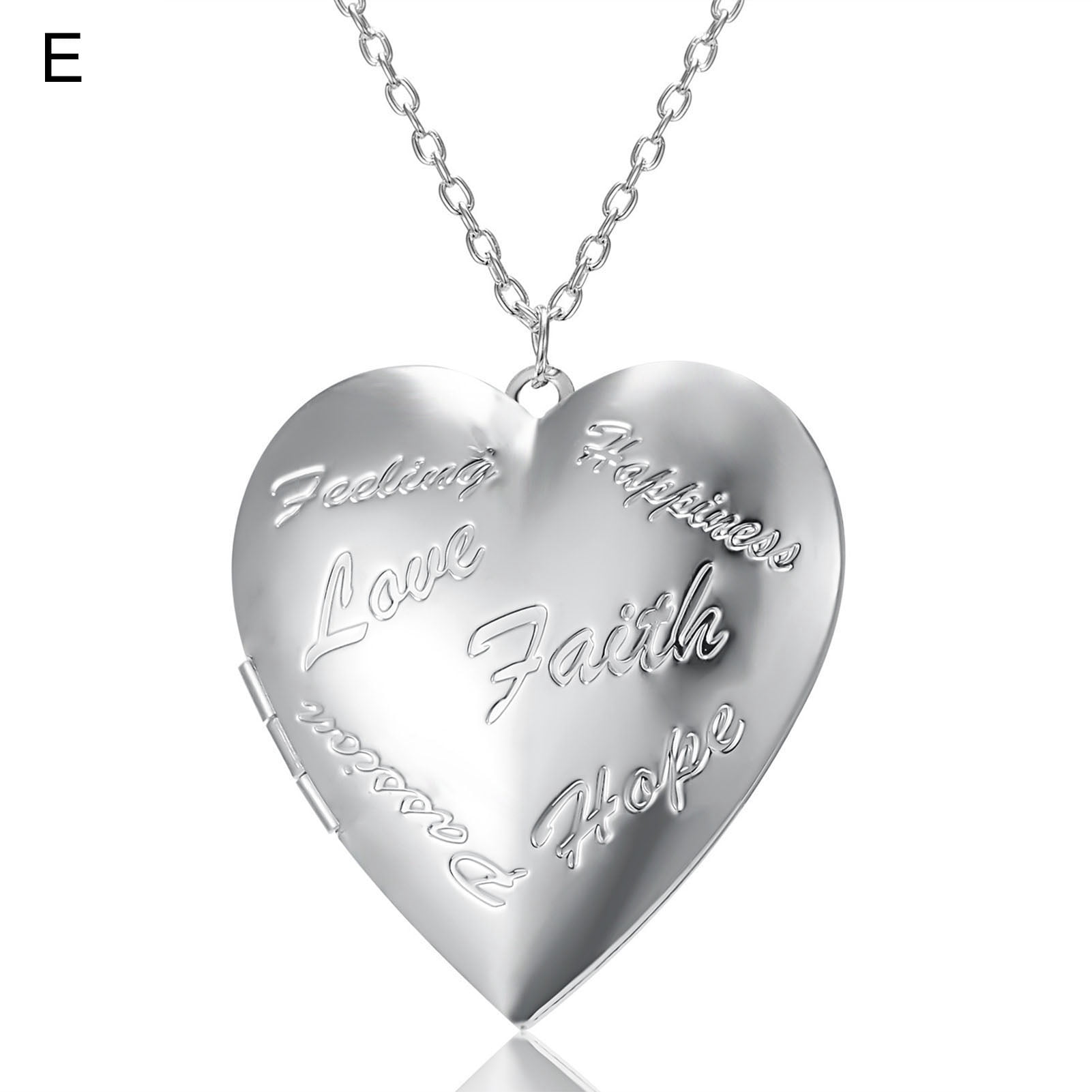 Couple Necklace Carved Design Metal 